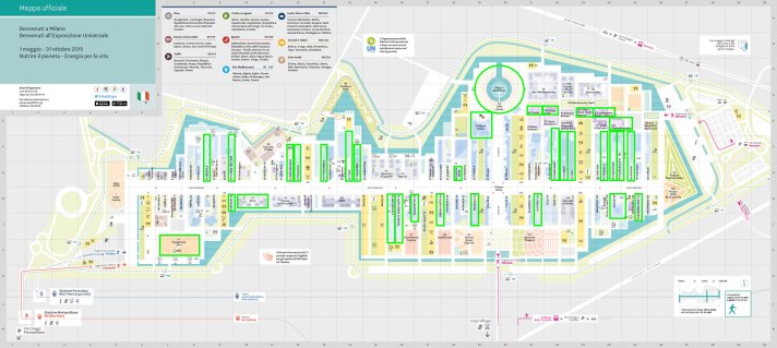Mappa EXPO 2015 - EXPO 2015 Map
