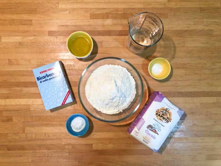 Torta al testo - Ingredienti