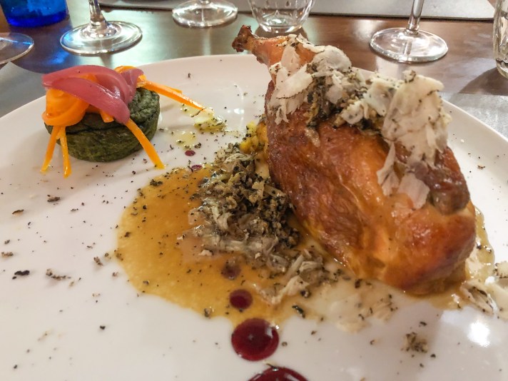 Casale Management - Food - Italia - Italy - Umbria - Orvieto - Il Labirinto di Adriano - Pranzo - Cena - Secondo - Galletto ripieno di patate e tartufo