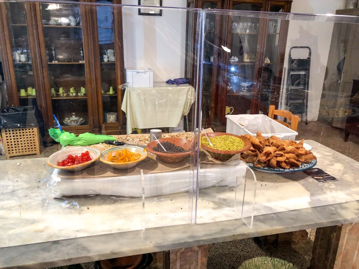 I Segreti del Chiostro (interni) - Banco preparazione cannoli - Palermo - Italia - Italy - Casale Management - Travel - Food